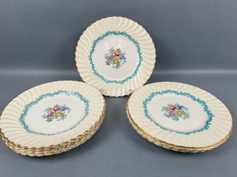 8 Vintage Mintons Ardmore China Plates From England.