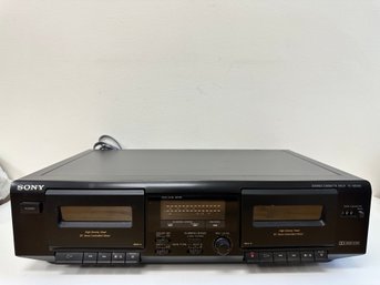 Sony Stereo Cassette Deck TC-WE305