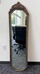 Vintage Long Gold Accent Mirror #2