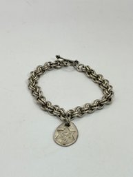 Sterling Silver Bracelet With Star Charm