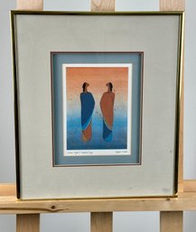 Loyan Mani Signed Lithograph - Where Night Meets Day