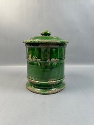 Arte Italica Made In Italy Green Canister