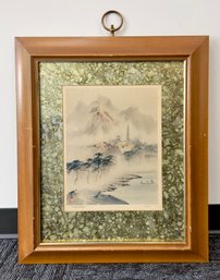 Vintage Framed Print: A Visit To The Temple By Chang Shu-chi