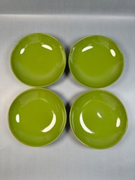 Four Green Vierte Bowls
