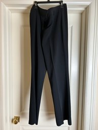 Womens Karen Millen Black Flat Front Dress Pant - Size 8