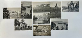 Lot Of 9 RPPC