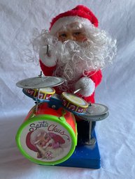 Vintage Drumming Santa - Son AI Toys-Local Pick Up Only