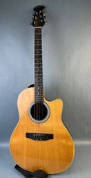 Ovation Applause Acoustic Electric Guitar With Gig Bag.