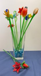 Bouquet Of Glass Flowers