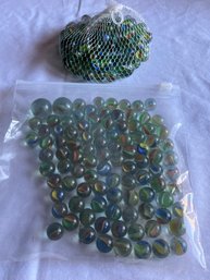 Large Lot Of Glass Marbles