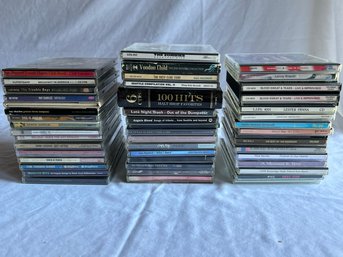 Large Lot Of CDs The Beatles, Aerosmith The Zombies Jimi Hendrix Ray Charles