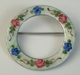 Vintage Sterling 925 Lamode Floral Brooch