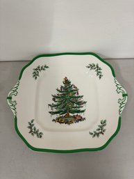 Spode 11 Inch Platter -christmas Tree -  England