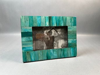 Teal Blue Picture Frame