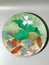 Brumm Floral Enamel Plate