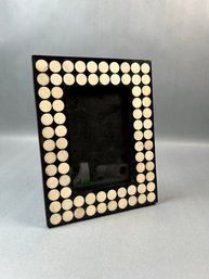 White Polka Dot Picture Frame