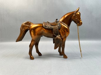 Dodge Style Copper Bronze Horse