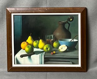 Framed Print Of Some Fruit.