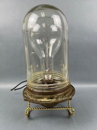 Vintage Russell & Stoll Large Bulb Outdoor Wall Light.