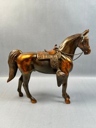 Vintage Dodge Style Copper Bronze Horse Large