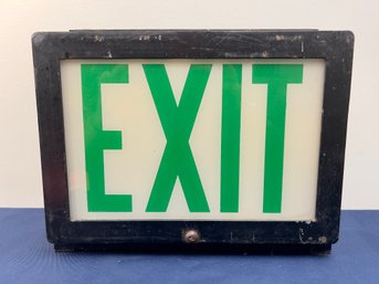 Metal Exit Sign ~ One Sided