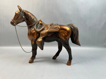 Vintage Dodge Style Copper Bronze Horse