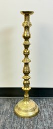 Vintage Large Candle Holder Brass