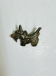 Vintage Sterling Scotty Dog Pin/ Brooch