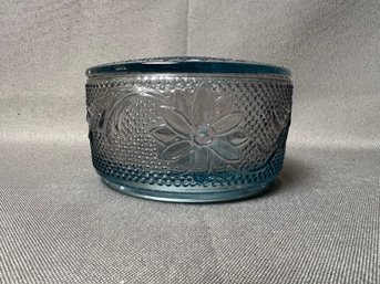 Antique Duncan And Miller Sandwich Glass Powder Container.