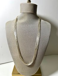 Vintage Sterling Liquid Silver Necklace