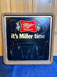 Miller Bar Light Its Miller Time With Dancing Lights. Local Pick Up Only