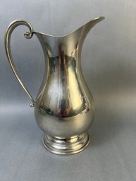 Vintage Hanle And Debtor Pewter Pitcher.