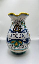 Acqua Hand Painted  Pitcher *Local Pickup Only*