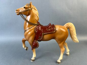 Breyer Golden Mare With Saddle.