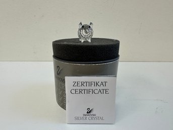 Miniature Swarovski Pig