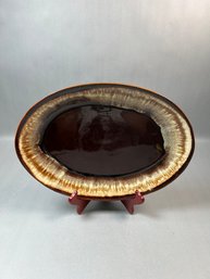 Pfaltzgraff Brown Drip Glaze Oval Platter