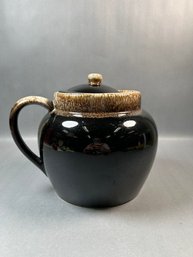 Pfaltzgraff Brown Drip Glaze Bean Pot