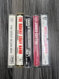 Five Blues Cassettes