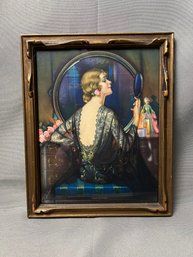 Vintage Framed Gene Pressler Print: Titled  Perfection.