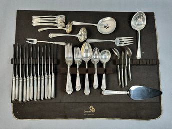 74 Piece Sterling Silver Set Of Louis XIV By Towle Flatware