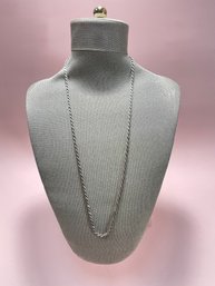 Sterling Silver Rope Chain Necklace - Italy