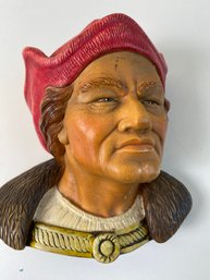 Plaster Head - Made In England- 5 Inches High