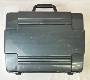 Vintage Forest Green Suit Case