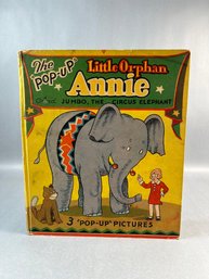 Little Orphan Annie And Jumbo The Circus Elephant Popup Book 1935