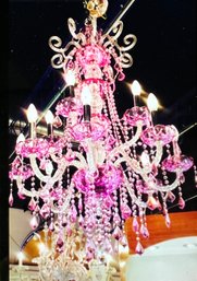 Murano Crystal Venetian Chandelier (still Packed From Factory)