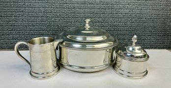 Woodbury Pewter Serving Dishes
