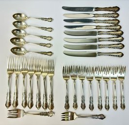 Reed And Barton Sterling Flatware 30 Pieces