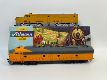 2 Union Pacific Engines And 1 Box