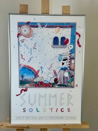 Framed Poster From Summer Solstice -1989