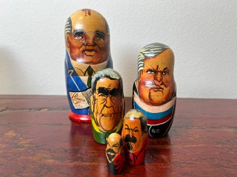 Russian Leaders Nesting Dolls.